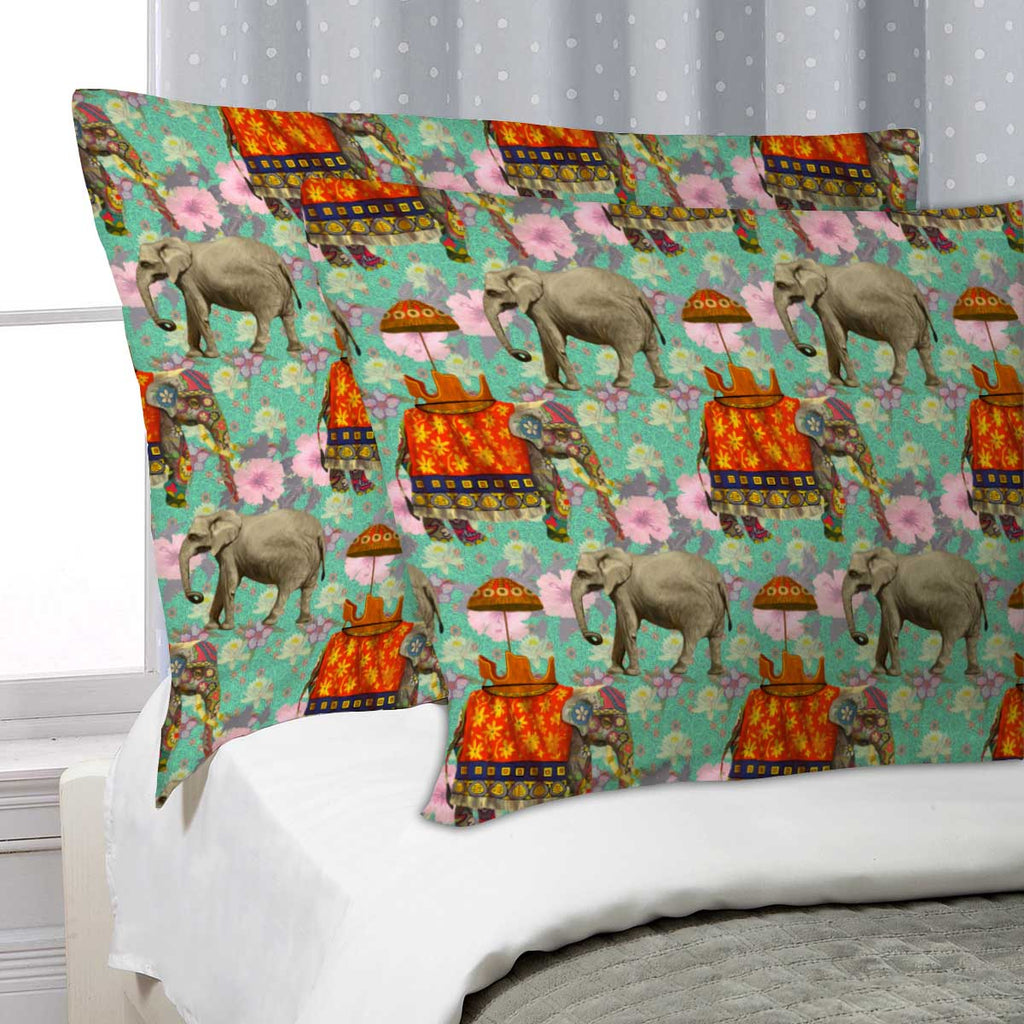 ArtzFolio Indian Elephants D2 Pillow Cover Case-Pillow Cases-AZHFR38251528PIL_CV_L-Image Code 5007629 Vishnu Image Folio Pvt Ltd, IC 5007629, ArtzFolio, Pillow Cases, Animals, Traditional, Digital Art, indian, elephants, d2, pillow, cover, case, seamless, pattern, hand, drawn, vector, pillow cover, pillow case cover, linen pillow cover, printed pillow cover, pillow for bedroom, living room pillow covers, standard pillow case covers, pitaara box, throw pillow cover, 2 pcs satin pillow cover set, pillow cover