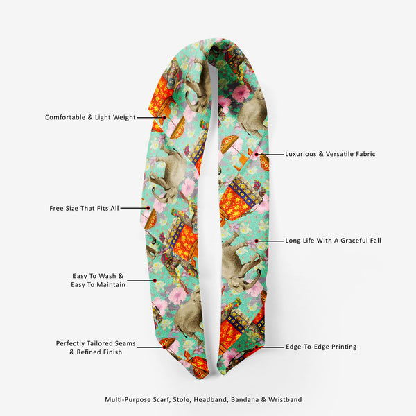 Indian Elephants Printed Scarf | Neckwear Balaclava | Girls & Women | Soft Poly Fabric-Scarfs Basic--IC 5007629 IC 5007629, Art and Paintings, Botanical, Floral, Flowers, Hand Drawn, Indian, Nature, Patterns, Scenic, Signs, Signs and Symbols, elephants, printed, scarf, neckwear, balaclava, girls, women, soft, poly, fabric, elephant, lotus, flower, pattern, india, seamless, art, background, design, exotic, hand, drawn, wild, life, artzfolio, stole, mens scarf, scarves for women, scarf for girls, silk scarf, 
