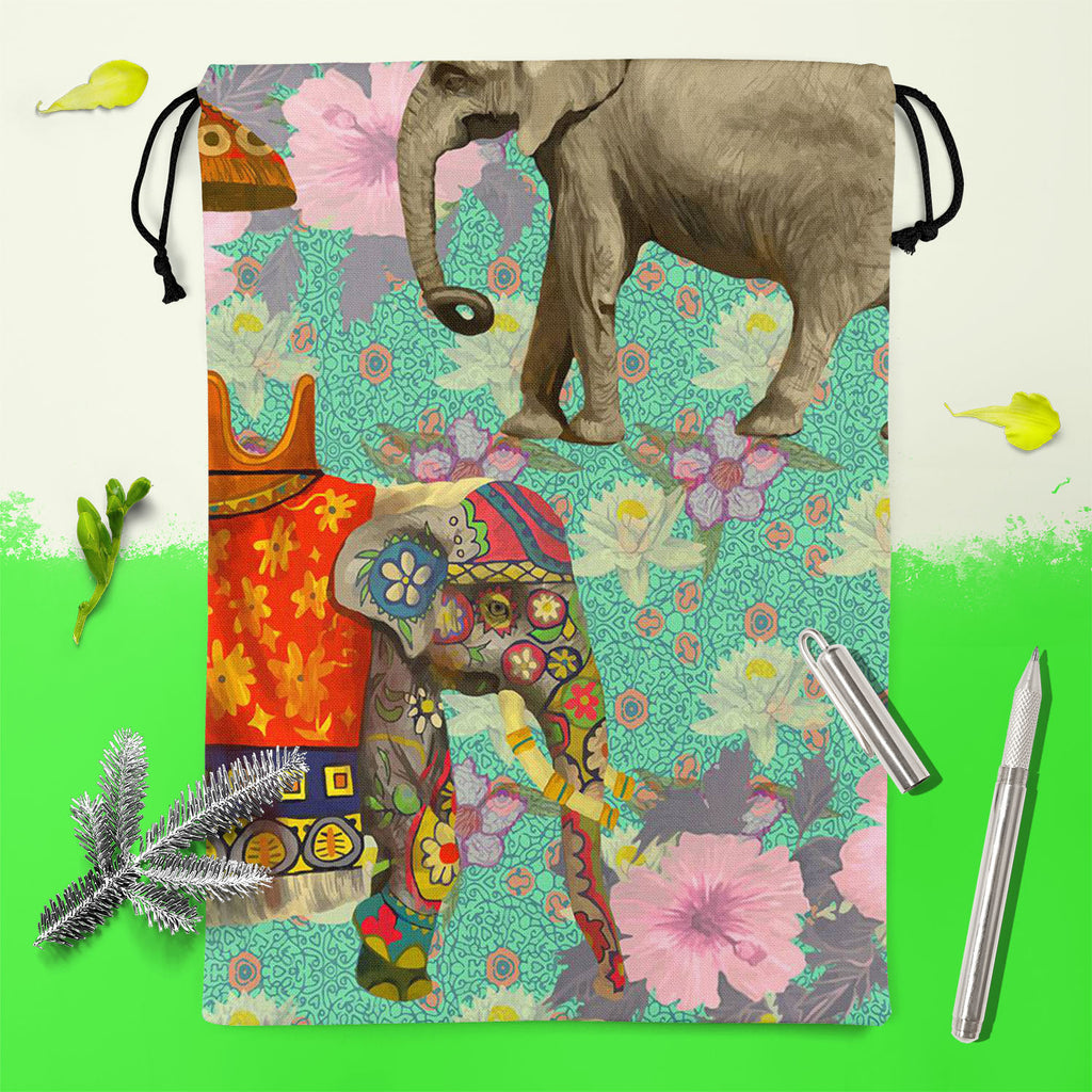Elephant Pattern D2 Reusable Sack Bag | Bag for Gym, Storage, Vegetable & Travel-Drawstring Sack Bags-SCK_FB_DS-IC 5007629 IC 5007629, Art and Paintings, Botanical, Floral, Flowers, Hand Drawn, Indian, Nature, Patterns, Scenic, Signs, Signs and Symbols, elephant, pattern, d2, reusable, sack, bag, for, gym, storage, vegetable, travel, lotus, flower, india, seamless, art, background, design, exotic, hand, drawn, wild, life, artzfolio, drawstring bag, drawstring sack, string bag, drawstring pouch, cotton draws