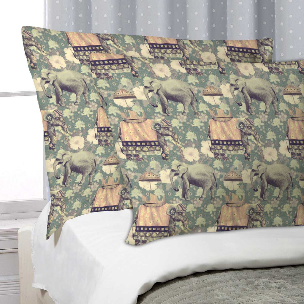 ArtzFolio Indian Elephants D3 Pillow Cover Case-Pillow Cases-AZHFR38251529PIL_CV_L-Image Code 5007630 Vishnu Image Folio Pvt Ltd, IC 5007630, ArtzFolio, Pillow Cases, Animals, Traditional, Digital Art, indian, elephants, d3, pillow, cover, case, vintage, style, seamless, pattern, hand, drawn, vector, pillow cover, pillow case cover, linen pillow cover, printed pillow cover, pillow for bedroom, living room pillow covers, standard pillow case covers, pitaara box, throw pillow cover, 2 pcs satin pillow cover s