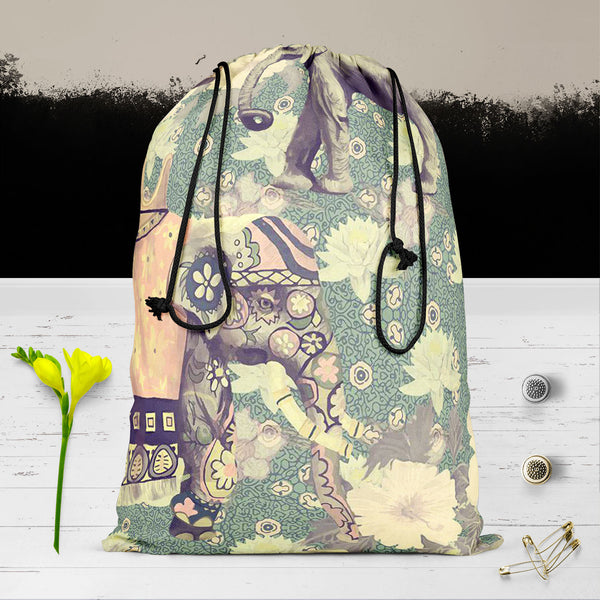Elephant Pattern D3 Reusable Sack Bag | Bag for Gym, Storage, Vegetable & Travel-Drawstring Sack Bags-SCK_FB_DS-IC 5007630 IC 5007630, Ancient, Art and Paintings, Botanical, Fashion, Floral, Flowers, Hand Drawn, Historical, Indian, Medieval, Nature, Patterns, Retro, Scenic, Signs, Signs and Symbols, Vintage, elephant, pattern, d3, reusable, sack, bag, for, gym, storage, vegetable, travel, cotton, canvas, fabric, art, background, design, exotic, flower, hand, drawn, india, lotus, old, seamless, style, trend,