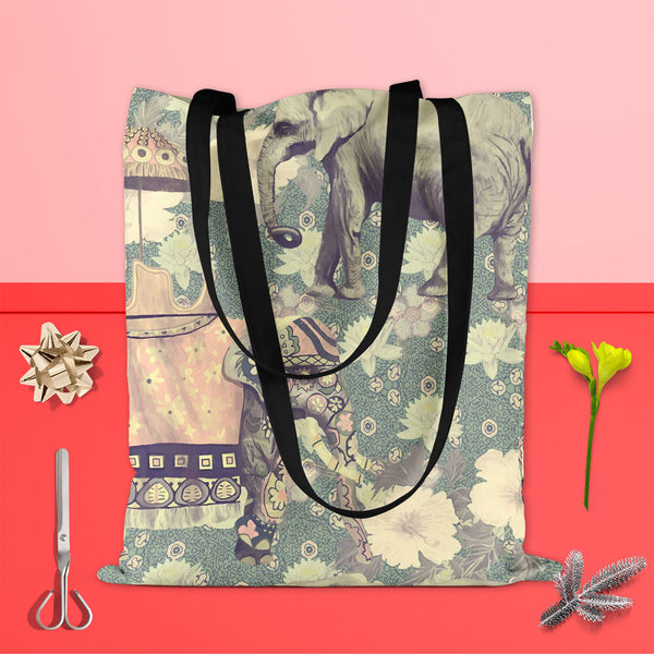 Elephant Pattern D3 Tote Bag Shoulder Purse | Multipurpose-Tote Bags Basic-TOT_FB_BS-IC 5007630 IC 5007630, Ancient, Art and Paintings, Botanical, Fashion, Floral, Flowers, Hand Drawn, Historical, Indian, Medieval, Nature, Patterns, Retro, Scenic, Signs, Signs and Symbols, Vintage, elephant, pattern, d3, tote, bag, shoulder, purse, cotton, canvas, fabric, multipurpose, art, background, design, exotic, flower, hand, drawn, india, lotus, old, seamless, style, trend, trendy, wild, life, artzfolio, tote bag, la