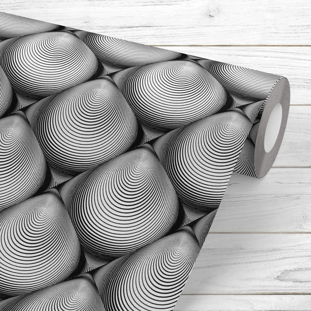 Monochrome Cone Wallpaper Roll-Wallpapers Peel & Stick-WAL_PA-IC 5007631 IC 5007631, Abstract Expressionism, Abstracts, Art and Paintings, Black, Black and White, Circle, Digital, Digital Art, Eygptian, Geometric, Geometric Abstraction, Graphic, Grid Art, Illustrations, Modern Art, Patterns, Semi Abstract, Signs, Signs and Symbols, Stripes, White, monochrome, cone, wallpaper, roll, abstract, abstraction, arc, arch, art, background, bend, circular, convex, creative, curve, design, diagonal, distorted, distor