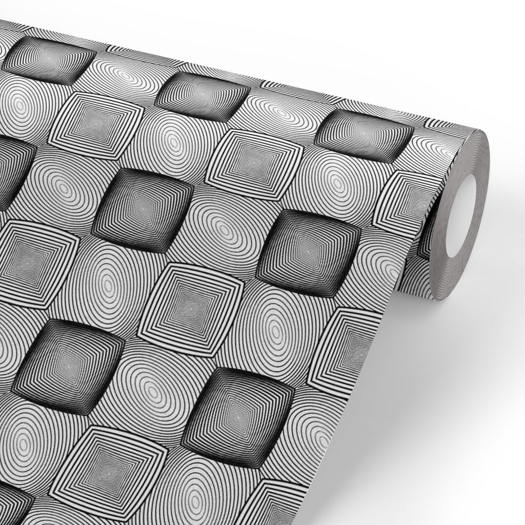 ArtzFolio Monochrome Squares Wallpaper Roll | Easy to Install-Wallpapers Peel & Stick-AZHOM38392582WAL_L-Image Code 5007632 Vishnu Image Folio Pvt Ltd, IC 5007632, ArtzFolio, Wallpapers Peel & Stick, Abstract, Digital Art, monochrome, squares, wallpaper, roll, easy, to, install, vinyl, self, adhesive, brick, for, walls, living, room, drawing, large, size, children, sticker, bedroom, pitaara, box, bathroom, textured, big, office, reception, amazonbasics, decorative, home, waterproof, designer, small, kids, p