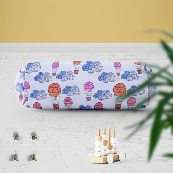 Watercolor Balloons & Clouds D2 Bolster Cover Booster Cases | Concealed Zipper Opening-Bolster Covers-BOL_CV_ZP-IC 5007633 IC 5007633, Abstract Expressionism, Abstracts, Ancient, Black and White, Digital, Digital Art, Drawing, Graphic, Hand Drawn, Historical, Illustrations, Medieval, Patterns, Retro, Semi Abstract, Signs, Signs and Symbols, Splatter, Vintage, Watercolour, White, watercolor, balloons, clouds, d2, bolster, cover, booster, cases, zipper, opening, poly, cotton, fabric, abstract, aerostat, air, 