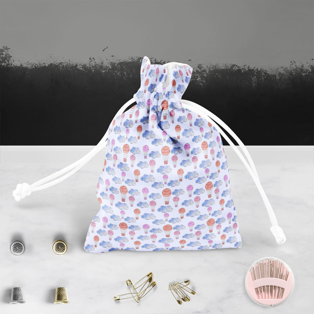 Watercolor Balloons & Clouds D2 Pouch Wrist Potli Bag | Bag for Weddings & Casual Parties-Drawstring Pouches-PCH_FB_DS-IC 5007633 IC 5007633, Abstract Expressionism, Abstracts, Ancient, Black and White, Digital, Digital Art, Drawing, Graphic, Hand Drawn, Historical, Illustrations, Medieval, Patterns, Retro, Semi Abstract, Signs, Signs and Symbols, Splatter, Vintage, Watercolour, White, watercolor, balloons, clouds, d2, pouch, wrist, potli, bag, for, weddings, casual, parties, abstract, aerostat, air, aqua, 