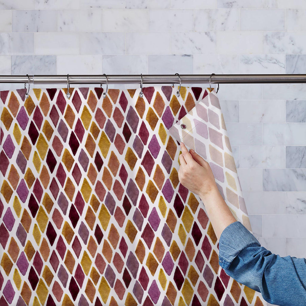 Checked D2 Washable Waterproof Shower Curtain-Shower Curtains-CUR_SH-IC 5007634 IC 5007634, Abstract Expressionism, Abstracts, Ancient, Art and Paintings, Check, Cross, Culture, Drawing, Ethnic, Fashion, Geometric, Geometric Abstraction, Graffiti, Hand Drawn, Hipster, Historical, Illustrations, Medieval, Patterns, Plaid, Retro, Semi Abstract, Stripes, Traditional, Tribal, Vintage, Watercolour, World Culture, checked, d2, washable, waterproof, shower, curtain, abstract, art, background, boho, bright, brush, 