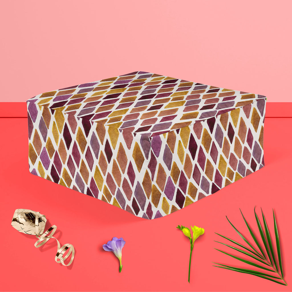 Checked D2 Footstool Footrest Puffy Pouffe Ottoman Bean Bag | Canvas Fabric-Footstools-FST_CB_BN-IC 5007634 IC 5007634, Abstract Expressionism, Abstracts, Ancient, Art and Paintings, Check, Cross, Culture, Drawing, Ethnic, Fashion, Geometric, Geometric Abstraction, Graffiti, Hand Drawn, Hipster, Historical, Illustrations, Medieval, Patterns, Plaid, Retro, Semi Abstract, Stripes, Traditional, Tribal, Vintage, Watercolour, World Culture, checked, d2, footstool, footrest, puffy, pouffe, ottoman, bean, bag, can