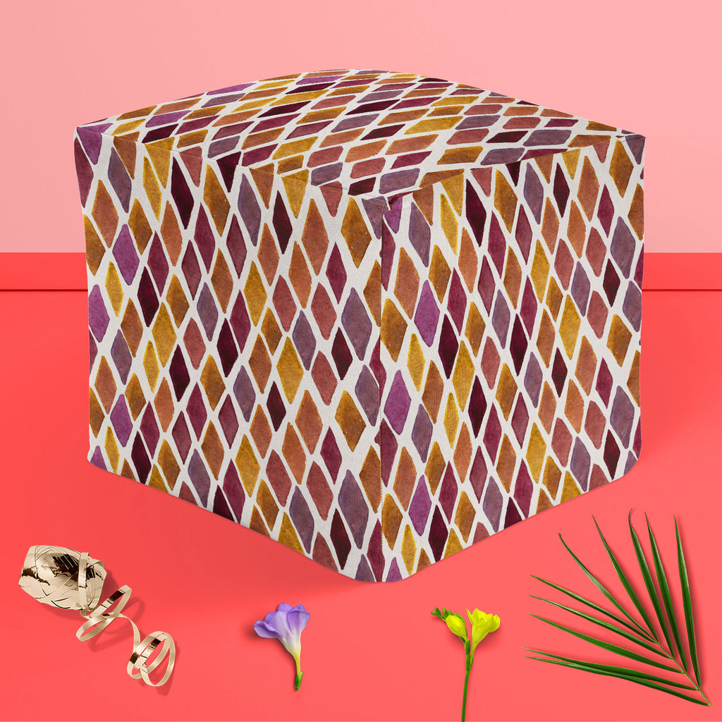 Checked D2 Footstool Footrest Puffy Pouffe Ottoman Bean Bag | Canvas Fabric-Footstools-FST_CB_BN-IC 5007634 IC 5007634, Abstract Expressionism, Abstracts, Ancient, Art and Paintings, Check, Cross, Culture, Drawing, Ethnic, Fashion, Geometric, Geometric Abstraction, Graffiti, Hand Drawn, Hipster, Historical, Illustrations, Medieval, Patterns, Plaid, Retro, Semi Abstract, Stripes, Traditional, Tribal, Vintage, Watercolour, World Culture, checked, d2, footstool, footrest, puffy, pouffe, ottoman, bean, bag, can