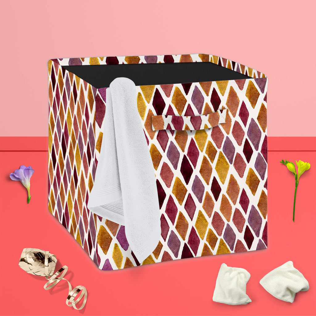 Checked D2 Foldable Open Storage Bin | Organizer Box, Toy Basket, Shelf Box, Laundry Bag | Canvas Fabric-Storage Bins-STR_BI_CB-IC 5007634 IC 5007634, Abstract Expressionism, Abstracts, Ancient, Art and Paintings, Check, Cross, Culture, Drawing, Ethnic, Fashion, Geometric, Geometric Abstraction, Graffiti, Hand Drawn, Hipster, Historical, Illustrations, Medieval, Patterns, Plaid, Retro, Semi Abstract, Stripes, Traditional, Tribal, Vintage, Watercolour, World Culture, checked, d2, foldable, open, storage, bin