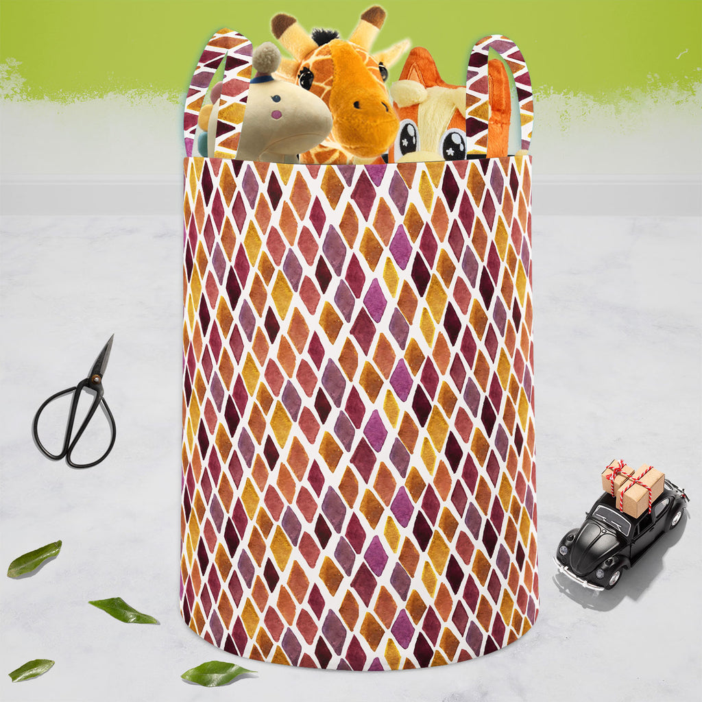 Checked D2 Foldable Open Storage Bin | Organizer Box, Toy Basket, Shelf Box, Laundry Bag | Canvas Fabric-Storage Bins-STR_BI_CB-IC 5007634 IC 5007634, Abstract Expressionism, Abstracts, Ancient, Art and Paintings, Check, Cross, Culture, Drawing, Ethnic, Fashion, Geometric, Geometric Abstraction, Graffiti, Hand Drawn, Hipster, Historical, Illustrations, Medieval, Patterns, Plaid, Retro, Semi Abstract, Stripes, Traditional, Tribal, Vintage, Watercolour, World Culture, checked, d2, foldable, open, storage, bin