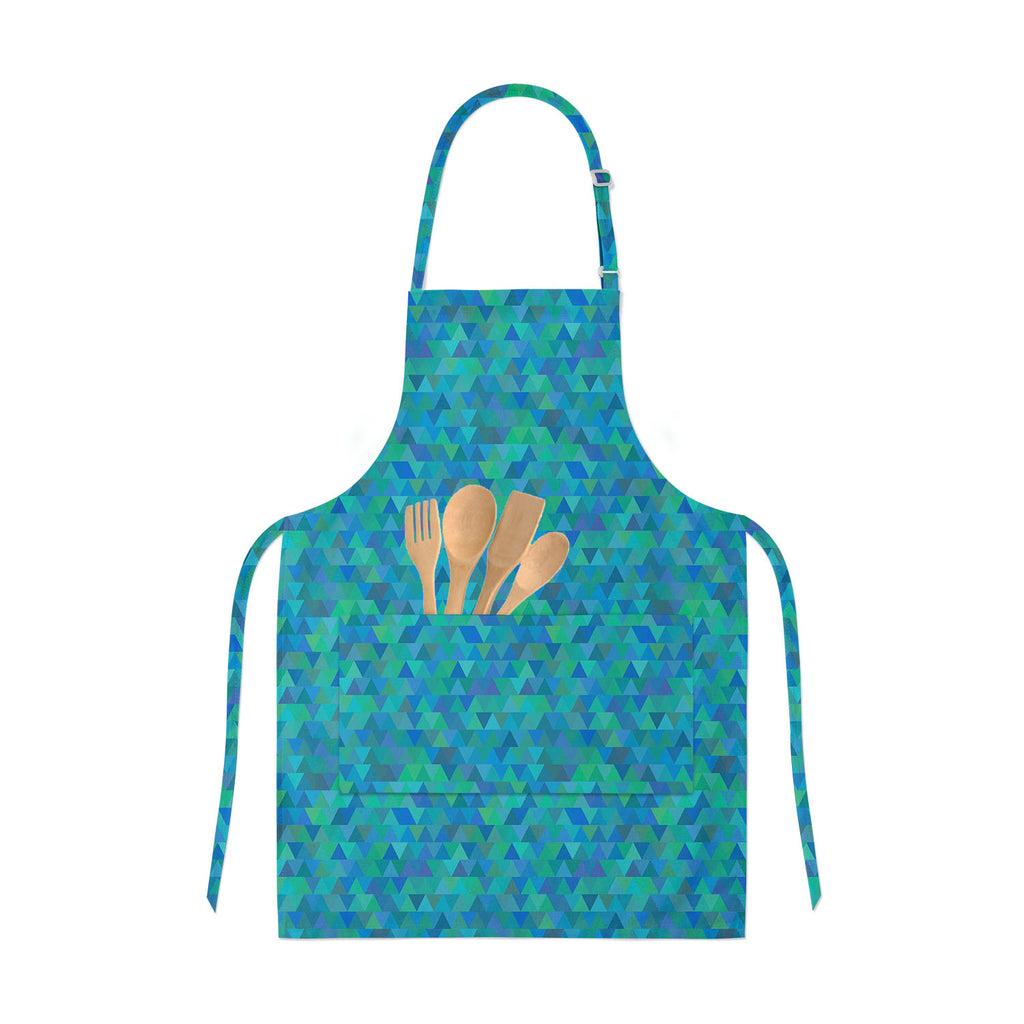 Creative Triangles Apron | Adjustable, Free Size & Waist Tiebacks-Aprons Neck to Knee-APR_NK_KN-IC 5007635 IC 5007635, Abstract Expressionism, Abstracts, Digital, Digital Art, Fashion, Geometric, Geometric Abstraction, Graphic, Hipster, Illustrations, Modern Art, Patterns, Retro, Semi Abstract, Signs, Signs and Symbols, Triangles, creative, apron, adjustable, free, size, waist, tiebacks, abstract, background, vector, backdrop, blue, cover, decoration, delta, design, diagonal, form, geometrical, geometry, gr
