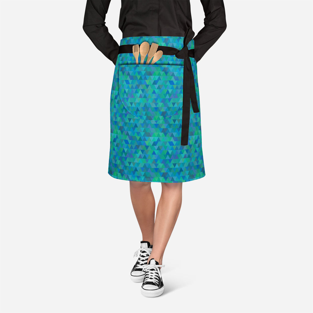 Creative Triangles Apron | Adjustable, Free Size & Waist Tiebacks-Apron Waist to Feet--IC 5007635 IC 5007635, Abstract Expressionism, Abstracts, Digital, Digital Art, Fashion, Geometric, Geometric Abstraction, Graphic, Hipster, Illustrations, Modern Art, Patterns, Retro, Semi Abstract, Signs, Signs and Symbols, Triangles, creative, apron, adjustable, free, size, waist, tiebacks, abstract, background, vector, backdrop, blue, cover, decoration, delta, design, diagonal, form, geometrical, geometry, green, illu