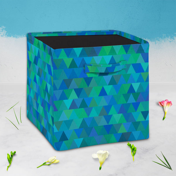Creative Triangles D1 Foldable Open Storage Bin | Organizer Box, Toy Basket, Shelf Box, Laundry Bag | Canvas Fabric-Storage Bins-STR_BI_CB-IC 5007635 IC 5007635, Abstract Expressionism, Abstracts, Digital, Digital Art, Fashion, Geometric, Geometric Abstraction, Graphic, Hipster, Illustrations, Modern Art, Patterns, Retro, Semi Abstract, Signs, Signs and Symbols, Triangles, creative, d1, foldable, open, storage, bin, organizer, box, toy, basket, shelf, laundry, bag, canvas, fabric, abstract, background, vect