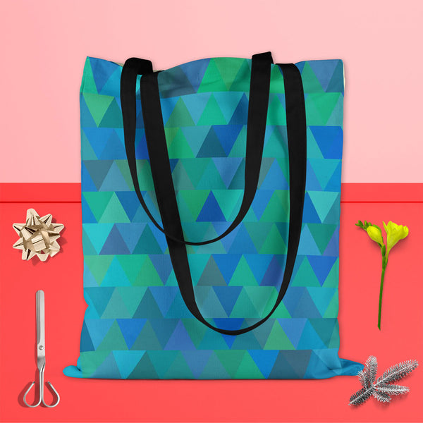 Creative Triangles D1 Tote Bag Shoulder Purse | Multipurpose-Tote Bags Basic-TOT_FB_BS-IC 5007635 IC 5007635, Abstract Expressionism, Abstracts, Digital, Digital Art, Fashion, Geometric, Geometric Abstraction, Graphic, Hipster, Illustrations, Modern Art, Patterns, Retro, Semi Abstract, Signs, Signs and Symbols, Triangles, creative, d1, tote, bag, shoulder, purse, cotton, canvas, fabric, multipurpose, abstract, background, vector, backdrop, blue, cover, decoration, delta, design, diagonal, form, geometrical,
