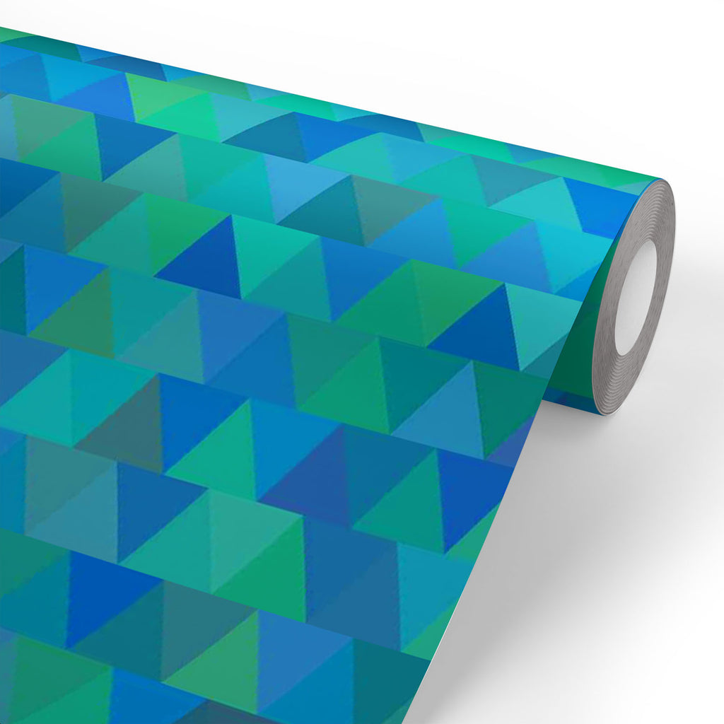 Creative Triangles Wallpaper Roll-Wallpapers Peel & Stick-WAL_PA-IC 5007635 IC 5007635, Abstract Expressionism, Abstracts, Digital, Digital Art, Fashion, Geometric, Geometric Abstraction, Graphic, Hipster, Illustrations, Modern Art, Patterns, Retro, Semi Abstract, Signs, Signs and Symbols, Triangles, creative, wallpaper, roll, abstract, background, vector, backdrop, blue, cover, decoration, delta, design, diagonal, form, geometrical, geometry, green, illustration, lines, modern, mosaic, old, paper, texture,