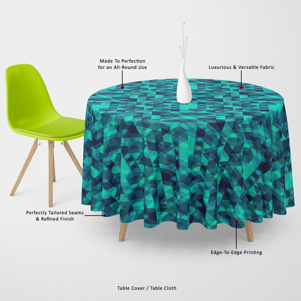 Creative Triangles Table Cloth Cover-Table Covers-CVR_TB_RD-IC 5007636 IC 5007636, Abstract Expressionism, Abstracts, Digital, Digital Art, Fashion, Geometric, Geometric Abstraction, Graphic, Hipster, Illustrations, Modern Art, Patterns, Retro, Semi Abstract, Signs, Signs and Symbols, Triangles, creative, table, cloth, cover, canvas, fabric, abstract, background, vector, backdrop, blue, decoration, delta, design, diagonal, form, geometrical, geometry, illustration, lines, modern, mosaic, old, paper, texture