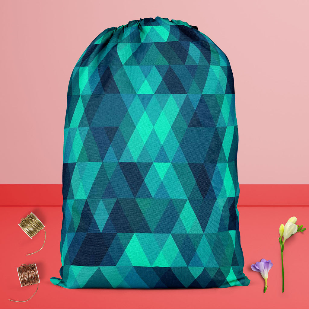 Creative Triangles D2 Reusable Sack Bag | Bag for Gym, Storage, Vegetable & Travel-Drawstring Sack Bags-SCK_FB_DS-IC 5007636 IC 5007636, Abstract Expressionism, Abstracts, Digital, Digital Art, Fashion, Geometric, Geometric Abstraction, Graphic, Hipster, Illustrations, Modern Art, Patterns, Retro, Semi Abstract, Signs, Signs and Symbols, Triangles, creative, d2, reusable, sack, bag, for, gym, storage, vegetable, travel, abstract, background, vector, backdrop, blue, cover, decoration, delta, design, diagonal
