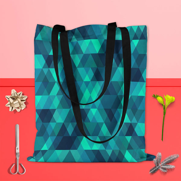 Creative Triangles D2 Tote Bag Shoulder Purse | Multipurpose-Tote Bags Basic-TOT_FB_BS-IC 5007636 IC 5007636, Abstract Expressionism, Abstracts, Digital, Digital Art, Fashion, Geometric, Geometric Abstraction, Graphic, Hipster, Illustrations, Modern Art, Patterns, Retro, Semi Abstract, Signs, Signs and Symbols, Triangles, creative, d2, tote, bag, shoulder, purse, cotton, canvas, fabric, multipurpose, abstract, background, vector, backdrop, blue, cover, decoration, delta, design, diagonal, form, geometrical,