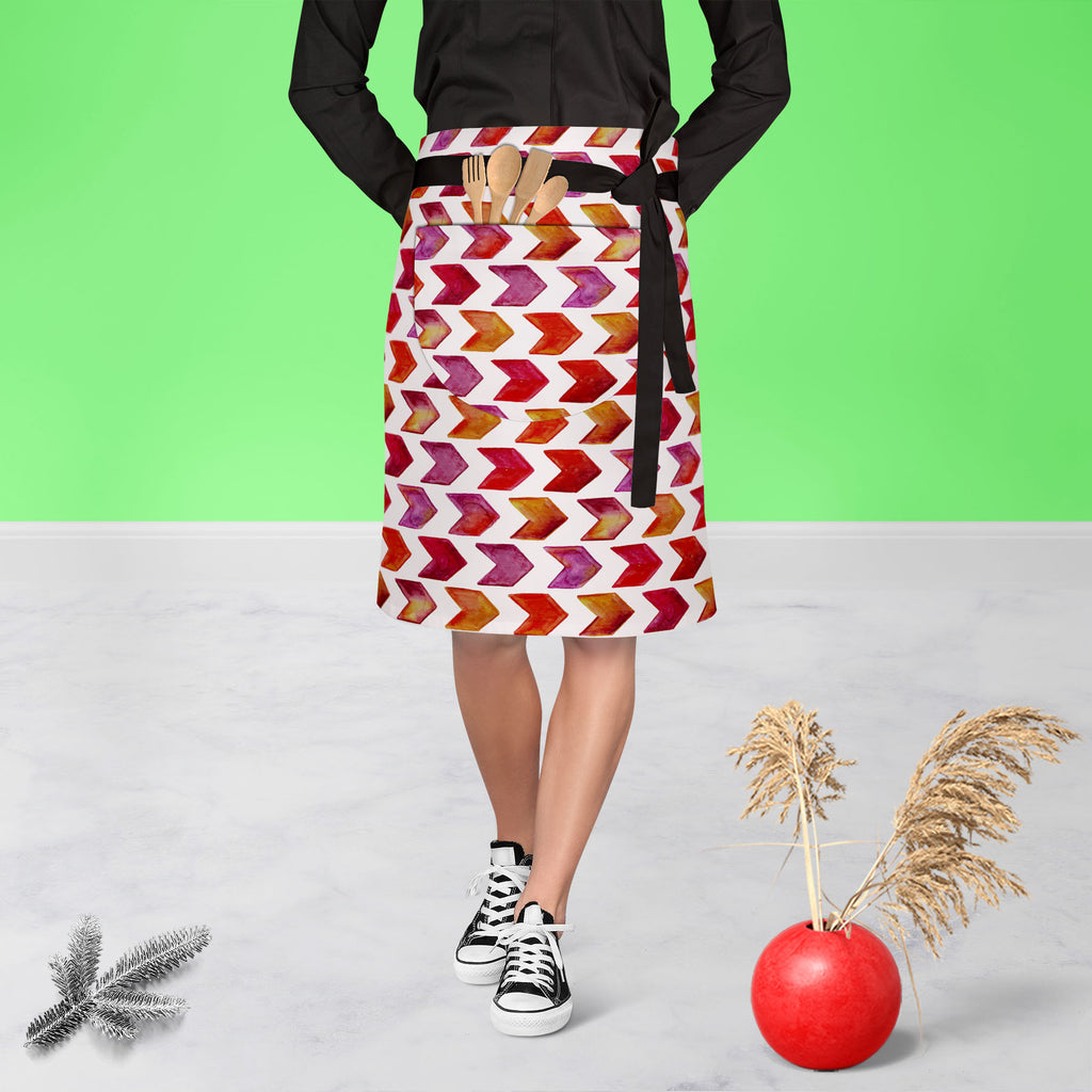 Arrowed D1 Apron | Adjustable, Free Size & Waist Tiebacks-Apron Waist to Knee-APR_WS_KN-IC 5007637 IC 5007637, Abstract Expressionism, Abstracts, Ancient, Arrows, Art and Paintings, Check, Cross, Culture, Drawing, Ethnic, Fashion, Geometric, Geometric Abstraction, Graffiti, Hand Drawn, Hipster, Historical, Illustrations, Medieval, Patterns, Plaid, Retro, Semi Abstract, Signs, Signs and Symbols, Stripes, Symbols, Traditional, Tribal, Vintage, Watercolour, World Culture, arrowed, d1, apron, adjustable, free, 
