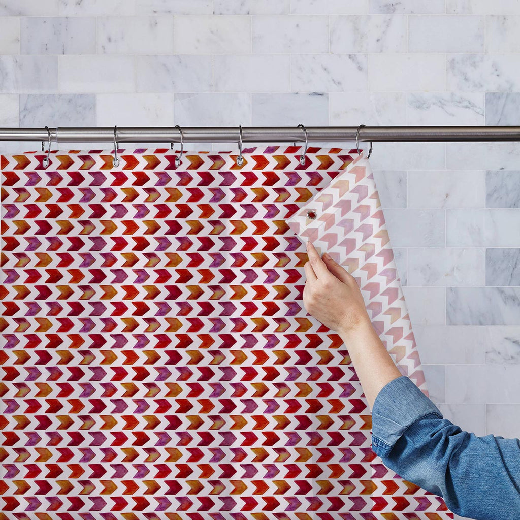Arrowed Washable Waterproof Shower Curtain-Shower Curtains-CUR_SH-IC 5007637 IC 5007637, Abstract Expressionism, Abstracts, Ancient, Arrows, Art and Paintings, Check, Cross, Culture, Drawing, Ethnic, Fashion, Geometric, Geometric Abstraction, Graffiti, Hand Drawn, Hipster, Historical, Illustrations, Medieval, Patterns, Plaid, Retro, Semi Abstract, Signs, Signs and Symbols, Stripes, Symbols, Traditional, Tribal, Vintage, Watercolour, World Culture, arrowed, washable, waterproof, shower, curtain, abstract, ar