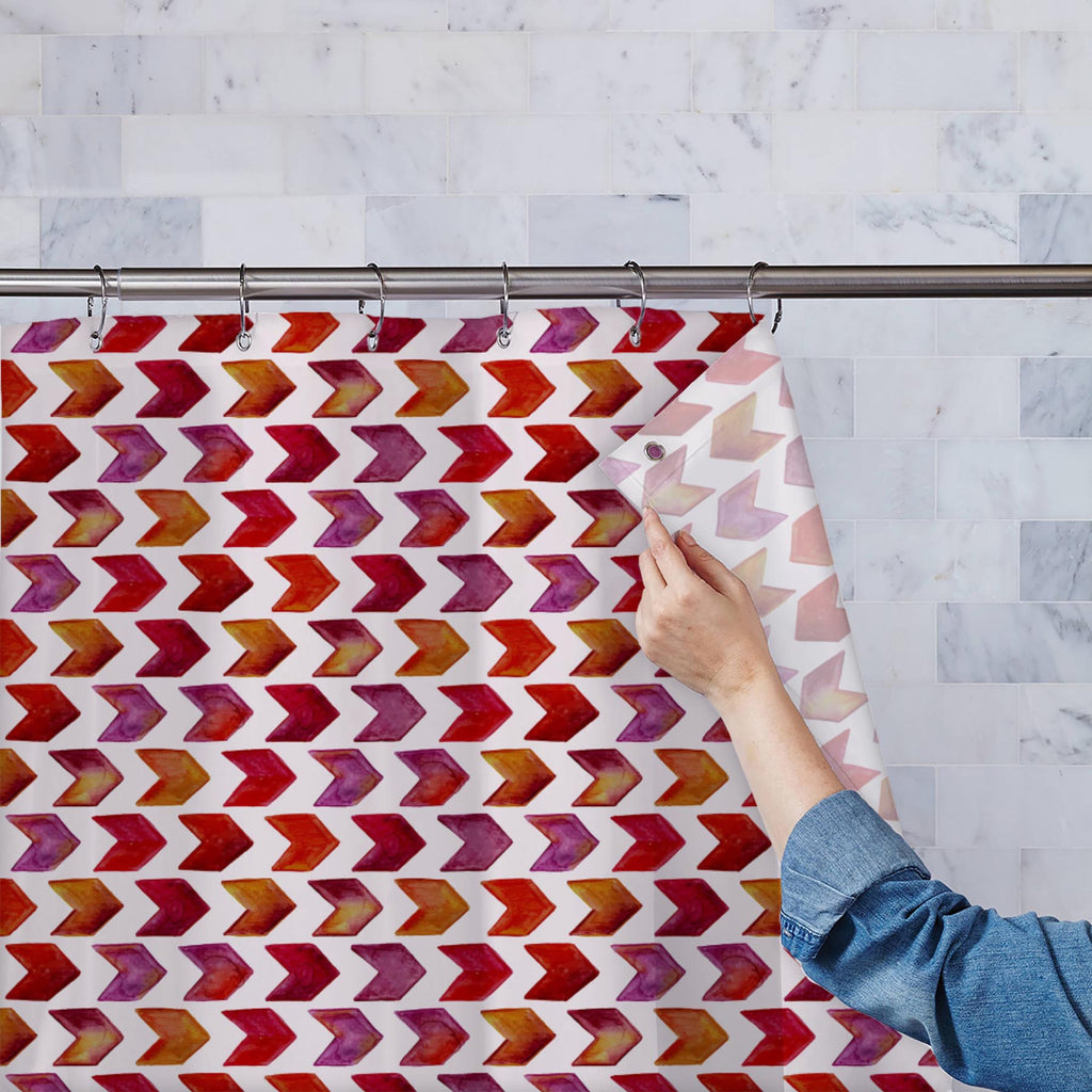 Arrowed D1 Washable Waterproof Shower Curtain-Shower Curtains-CUR_SH-IC 5007637 IC 5007637, Abstract Expressionism, Abstracts, Ancient, Arrows, Art and Paintings, Check, Cross, Culture, Drawing, Ethnic, Fashion, Geometric, Geometric Abstraction, Graffiti, Hand Drawn, Hipster, Historical, Illustrations, Medieval, Patterns, Plaid, Retro, Semi Abstract, Signs, Signs and Symbols, Stripes, Symbols, Traditional, Tribal, Vintage, Watercolour, World Culture, arrowed, d1, washable, waterproof, shower, curtain, abstr