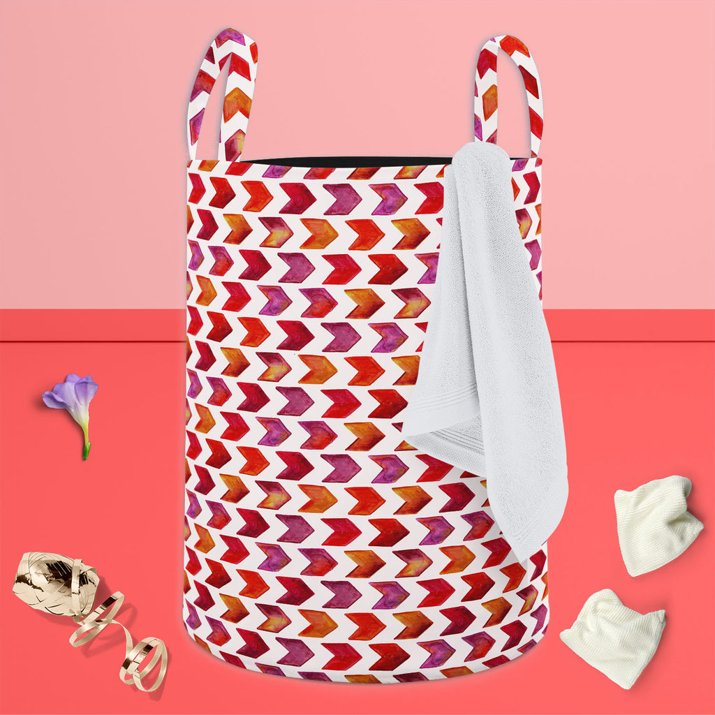 Arrowed D1 Foldable Open Storage Bin | Organizer Box, Toy Basket, Shelf Box, Laundry Bag | Canvas Fabric-Storage Bins-STR_BI_CB-IC 5007637 IC 5007637, Abstract Expressionism, Abstracts, Ancient, Arrows, Art and Paintings, Check, Cross, Culture, Drawing, Ethnic, Fashion, Geometric, Geometric Abstraction, Graffiti, Hand Drawn, Hipster, Historical, Illustrations, Medieval, Patterns, Plaid, Retro, Semi Abstract, Signs, Signs and Symbols, Stripes, Symbols, Traditional, Tribal, Vintage, Watercolour, World Culture