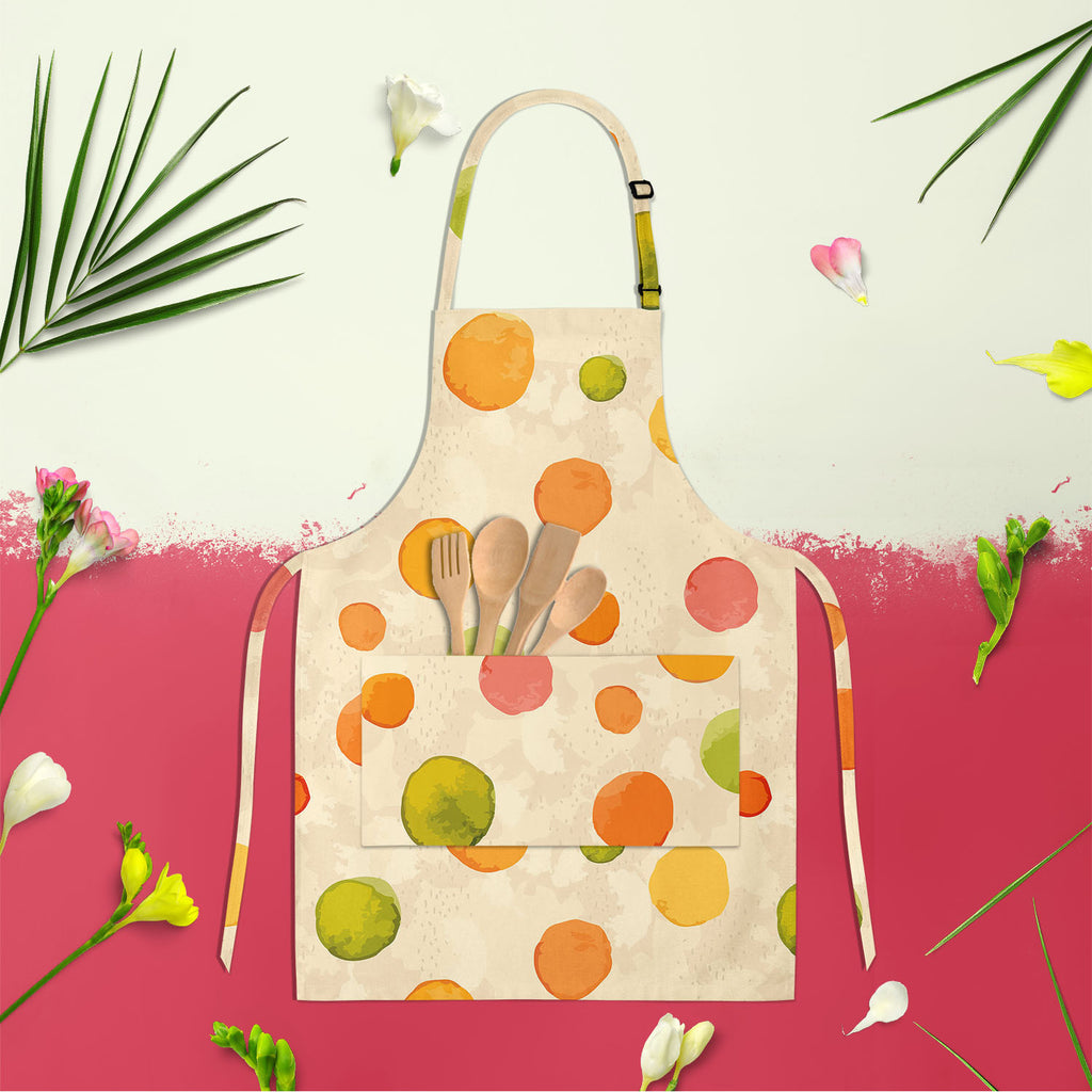 Watercolor Dots D1 Apron | Adjustable, Free Size & Waist Tiebacks-Aprons Neck to Knee-APR_NK_KN-IC 5007639 IC 5007639, Abstract Expressionism, Abstracts, Ancient, Animated Cartoons, Art and Paintings, Baby, Black and White, Caricature, Cartoons, Children, Circle, Digital, Digital Art, Dots, Drawing, Graphic, Hand Drawn, Historical, Icons, Illustrations, Kids, Medieval, Patterns, Retro, Semi Abstract, Signs, Signs and Symbols, Splatter, Vintage, Watercolour, White, watercolor, d1, apron, adjustable, free, si