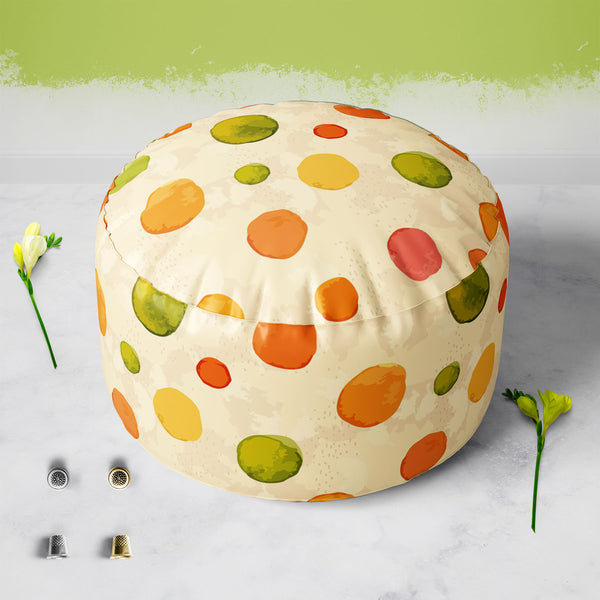 Watercolor Dots D1 Footstool Footrest Puffy Pouffe Ottoman Bean Bag | Canvas Fabric-Footstools-FST_CB_BN-IC 5007639 IC 5007639, Abstract Expressionism, Abstracts, Ancient, Animated Cartoons, Art and Paintings, Baby, Black and White, Caricature, Cartoons, Children, Circle, Digital, Digital Art, Dots, Drawing, Graphic, Hand Drawn, Historical, Icons, Illustrations, Kids, Medieval, Patterns, Retro, Semi Abstract, Signs, Signs and Symbols, Splatter, Vintage, Watercolour, White, watercolor, d1, footstool, footres