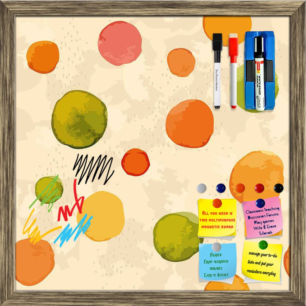 Watercolor Dots Framed Magnetic Dry Erase Board | Combo with Magnet Buttons & Markers-Magnetic Boards Framed-MGB_FR-IC 5007639 IC 5007639, Abstract Expressionism, Abstracts, Ancient, Animated Cartoons, Art and Paintings, Baby, Black and White, Caricature, Cartoons, Children, Circle, Digital, Digital Art, Dots, Drawing, Graphic, Hand Drawn, Historical, Icons, Illustrations, Kids, Medieval, Patterns, Retro, Semi Abstract, Signs, Signs and Symbols, Splatter, Vintage, Watercolour, White, watercolor, framed, mag
