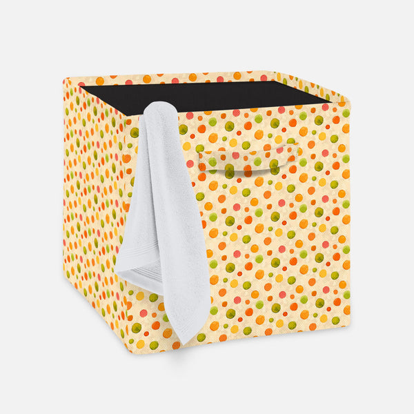 Watercolor Dots Foldable Open Storage Bin | Organizer Box, Toy Basket, Shelf Box, Laundry Bag | Canvas Fabric-Storage Bins-STR_BI_CB-IC 5007639 IC 5007639, Abstract Expressionism, Abstracts, Ancient, Animated Cartoons, Art and Paintings, Baby, Black and White, Caricature, Cartoons, Children, Circle, Digital, Digital Art, Dots, Drawing, Graphic, Hand Drawn, Historical, Icons, Illustrations, Kids, Medieval, Patterns, Retro, Semi Abstract, Signs, Signs and Symbols, Splatter, Vintage, Watercolour, White, waterc