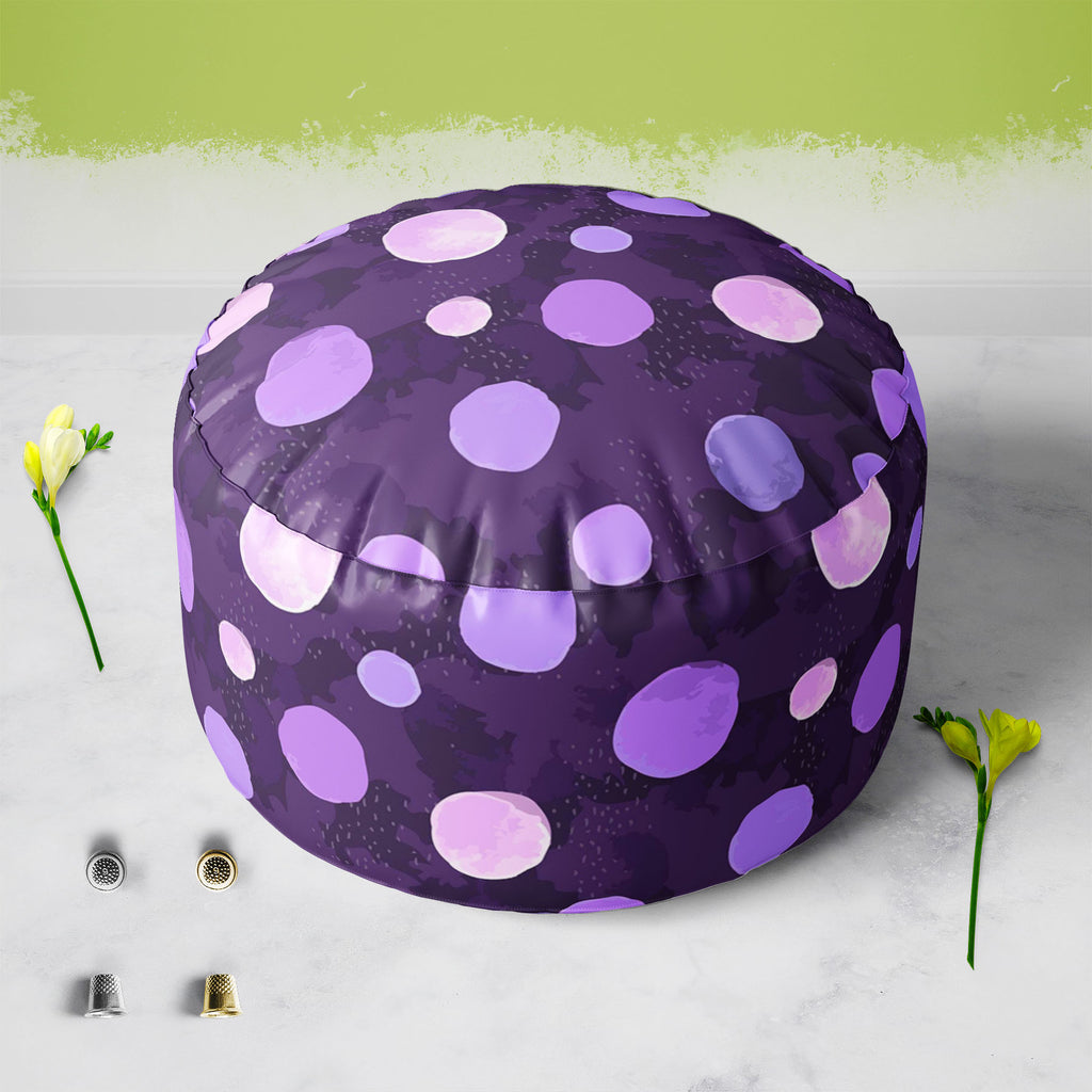 Watercolor Dots D2 Footstool Footrest Puffy Pouffe Ottoman Bean Bag | Canvas Fabric-Footstools-FST_CB_BN-IC 5007640 IC 5007640, Abstract Expressionism, Abstracts, Ancient, Animated Cartoons, Art and Paintings, Baby, Black and White, Caricature, Cartoons, Children, Circle, Digital, Digital Art, Dots, Drawing, Graphic, Hand Drawn, Historical, Icons, Illustrations, Kids, Medieval, Patterns, Retro, Semi Abstract, Signs, Signs and Symbols, Splatter, Vintage, Watercolour, White, watercolor, d2, footstool, footres