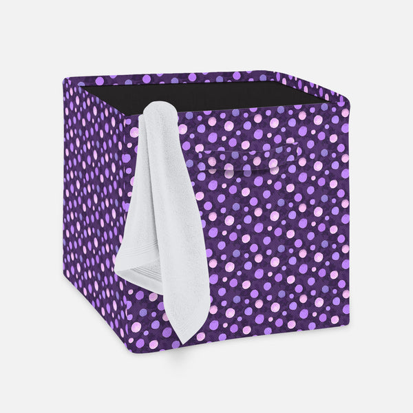 Watercolor Dots Foldable Open Storage Bin | Organizer Box, Toy Basket, Shelf Box, Laundry Bag | Canvas Fabric-Storage Bins-STR_BI_CB-IC 5007640 IC 5007640, Abstract Expressionism, Abstracts, Ancient, Animated Cartoons, Art and Paintings, Baby, Black and White, Caricature, Cartoons, Children, Circle, Digital, Digital Art, Dots, Drawing, Graphic, Hand Drawn, Historical, Icons, Illustrations, Kids, Medieval, Patterns, Retro, Semi Abstract, Signs, Signs and Symbols, Splatter, Vintage, Watercolour, White, waterc