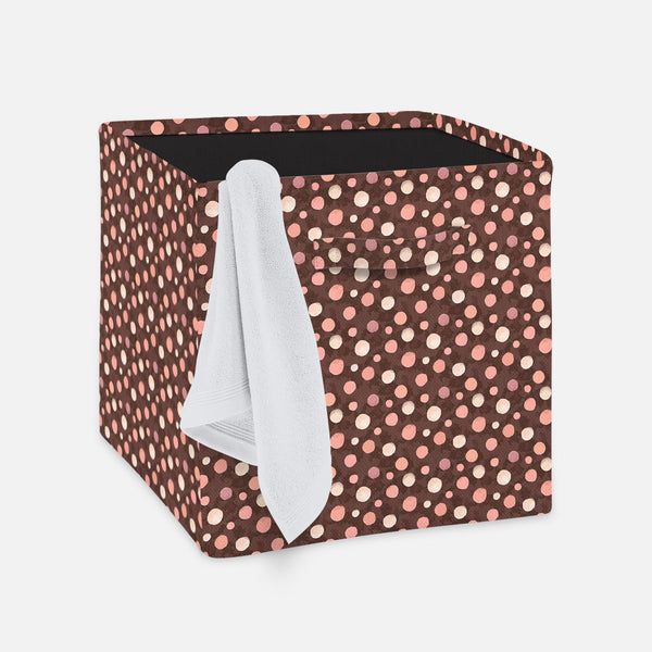 Watercolor Dots Foldable Open Storage Bin | Organizer Box, Toy Basket, Shelf Box, Laundry Bag | Canvas Fabric-Storage Bins-STR_BI_CB-IC 5007641 IC 5007641, Abstract Expressionism, Abstracts, Ancient, Animated Cartoons, Art and Paintings, Baby, Black and White, Caricature, Cartoons, Children, Circle, Digital, Digital Art, Dots, Drawing, Graphic, Hand Drawn, Historical, Icons, Illustrations, Kids, Medieval, Patterns, Retro, Semi Abstract, Signs, Signs and Symbols, Splatter, Vintage, Watercolour, White, waterc