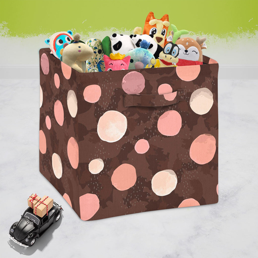 Watercolor Dots D3 Foldable Open Storage Bin | Organizer Box, Toy Basket, Shelf Box, Laundry Bag | Canvas Fabric-Storage Bins-STR_BI_CB-IC 5007641 IC 5007641, Abstract Expressionism, Abstracts, Ancient, Animated Cartoons, Art and Paintings, Baby, Black and White, Caricature, Cartoons, Children, Circle, Digital, Digital Art, Dots, Drawing, Graphic, Hand Drawn, Historical, Icons, Illustrations, Kids, Medieval, Patterns, Retro, Semi Abstract, Signs, Signs and Symbols, Splatter, Vintage, Watercolour, White, wat