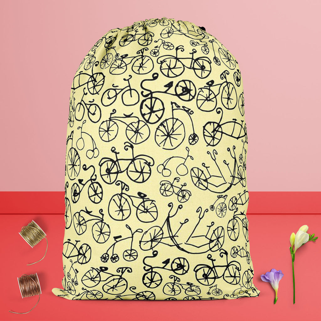 Hand Painted Bikes Reusable Sack Bag | Bag for Gym, Storage, Vegetable & Travel-Drawstring Sack Bags-SCK_FB_DS-IC 5007642 IC 5007642, Ancient, Art Nouveau, Automobiles, Bikes, Historical, Illustrations, Medieval, Patterns, Retro, Sketches, Sports, Transportation, Travel, Vehicles, Vintage, hand, painted, reusable, sack, bag, for, gym, storage, vegetable, art, nouveau, bicycle, illustration, pattern, penny, farthing, seamless, sketch, texture, transport, wheel, artzfolio, drawstring bag, drawstring sack, str