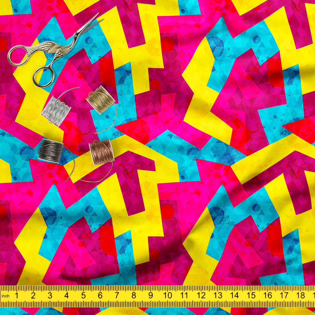 Geometric Style D1 Upholstery Fabric by Metre | For Sofa, Curtains, Cushions, Furnishing, Craft, Dress Material-Upholstery Fabrics-FAB_RW-IC 5007643 IC 5007643, Abstract Expressionism, Abstracts, Ancient, Art and Paintings, Decorative, Digital, Digital Art, Drawing, Fantasy, Geometric, Geometric Abstraction, Graffiti, Graphic, Hipster, Historical, Illustrations, Medieval, Modern Art, Music, Music and Dance, Music and Musical Instruments, Patterns, Retro, Semi Abstract, Signs, Signs and Symbols, Triangles, U