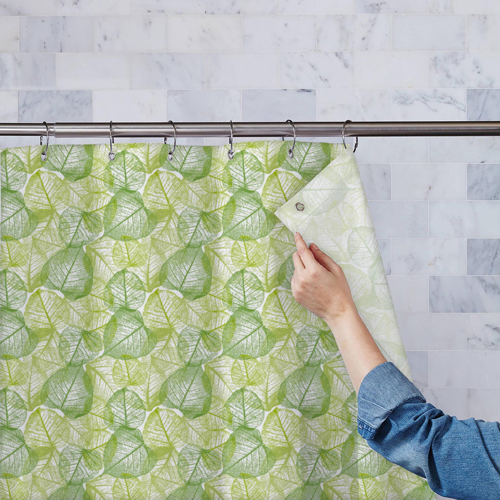 Floral & Leaves Washable Waterproof Shower Curtain-Shower Curtains-CUR_SH-IC 5007644 IC 5007644, Art and Paintings, Botanical, Floral, Flowers, Nature, Patterns, Retro, Scenic, Signs, Signs and Symbols, Urban, leaves, washable, waterproof, shower, curtain, abstract, background, art, design, blossom, blue, color, curly, decor, decoration, doodle, element, endless, fabric, flower, forest, funky, green, leaf, linear, mess, old, ornament, ornamental, ornate, petal, print, repeat, seamless, pattern, silhouette, 
