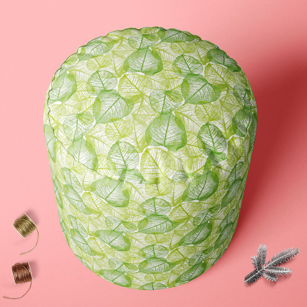 Floral & Leaves Footstool Footrest Puffy Pouffe Ottoman Bean Bag | Canvas Fabric-Footstools-FST_CB_BN-IC 5007644 IC 5007644, Art and Paintings, Botanical, Floral, Flowers, Nature, Patterns, Retro, Scenic, Signs, Signs and Symbols, Urban, leaves, footstool, footrest, puffy, pouffe, ottoman, bean, bag, canvas, fabric, abstract, background, art, design, blossom, blue, color, curly, decor, decoration, doodle, element, endless, flower, forest, funky, green, leaf, linear, mess, old, ornament, ornamental, ornate, 