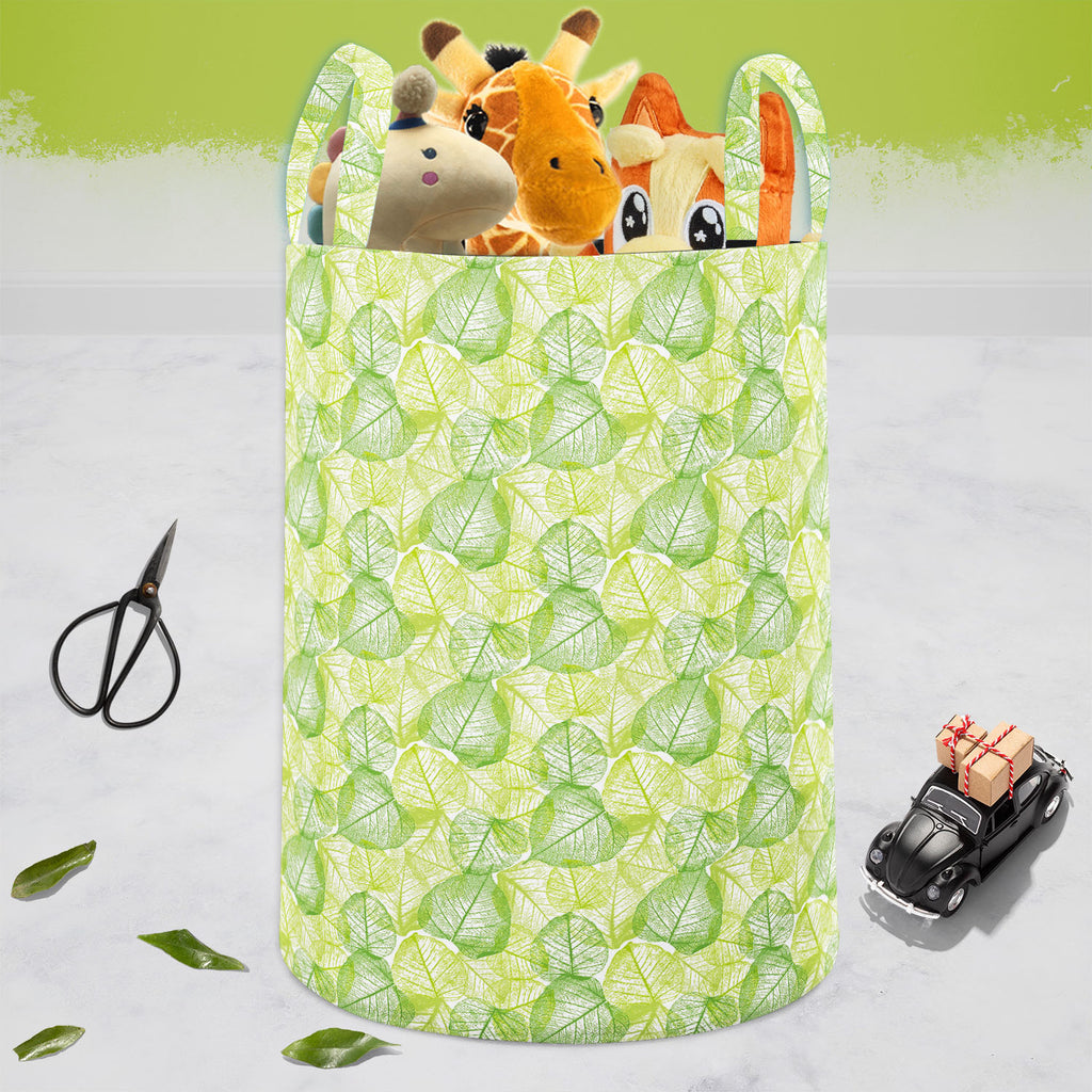 Floral & Leaves Foldable Open Storage Bin | Organizer Box, Toy Basket, Shelf Box, Laundry Bag | Canvas Fabric-Storage Bins-STR_BI_CB-IC 5007644 IC 5007644, Art and Paintings, Botanical, Floral, Flowers, Nature, Patterns, Retro, Scenic, Signs, Signs and Symbols, Urban, leaves, foldable, open, storage, bin, organizer, box, toy, basket, shelf, laundry, bag, canvas, fabric, abstract, background, art, design, blossom, blue, color, curly, decor, decoration, doodle, element, endless, flower, forest, funky, green, 