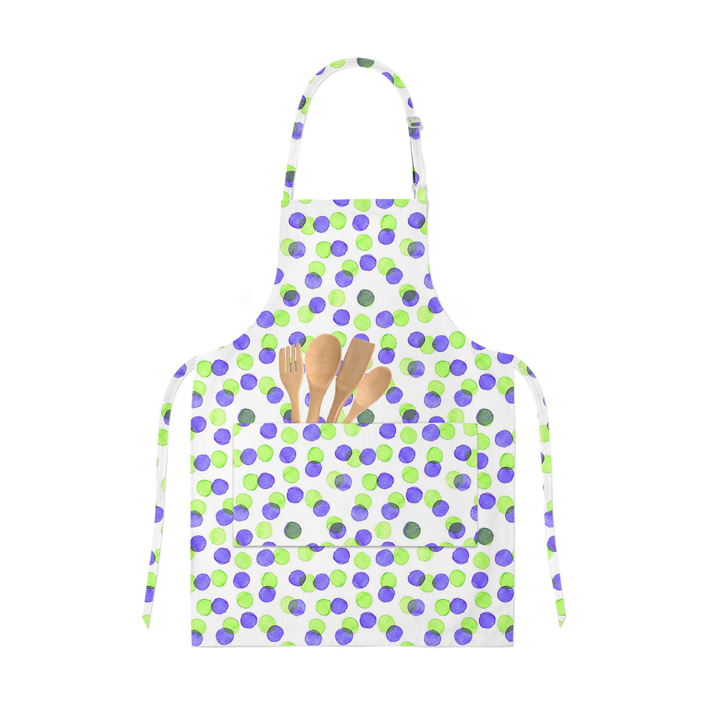 Watercolor Dots Apron | Adjustable, Free Size & Waist Tiebacks-Aprons Neck to Knee-APR_NK_KN-IC 5007645 IC 5007645, Abstract Expressionism, Abstracts, Art and Paintings, Black and White, Circle, Digital, Digital Art, Dots, Drawing, Geometric, Geometric Abstraction, Graphic, Hand Drawn, Illustrations, Modern Art, Patterns, Semi Abstract, Signs, Signs and Symbols, Splatter, Watercolour, White, watercolor, apron, adjustable, free, size, waist, tiebacks, abstract, art, artistic, backdrop, background, blot, blue