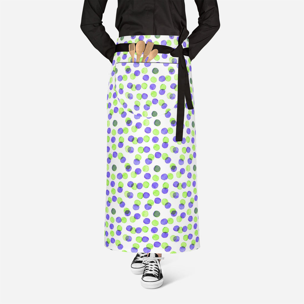 Watercolor Dots Apron | Adjustable, Free Size & Waist Tiebacks-Aprons Waist to Knee--IC 5007645 IC 5007645, Abstract Expressionism, Abstracts, Art and Paintings, Black and White, Circle, Digital, Digital Art, Dots, Drawing, Geometric, Geometric Abstraction, Graphic, Hand Drawn, Illustrations, Modern Art, Patterns, Semi Abstract, Signs, Signs and Symbols, Splatter, Watercolour, White, watercolor, apron, adjustable, free, size, waist, tiebacks, abstract, art, artistic, backdrop, background, blot, blue, bright