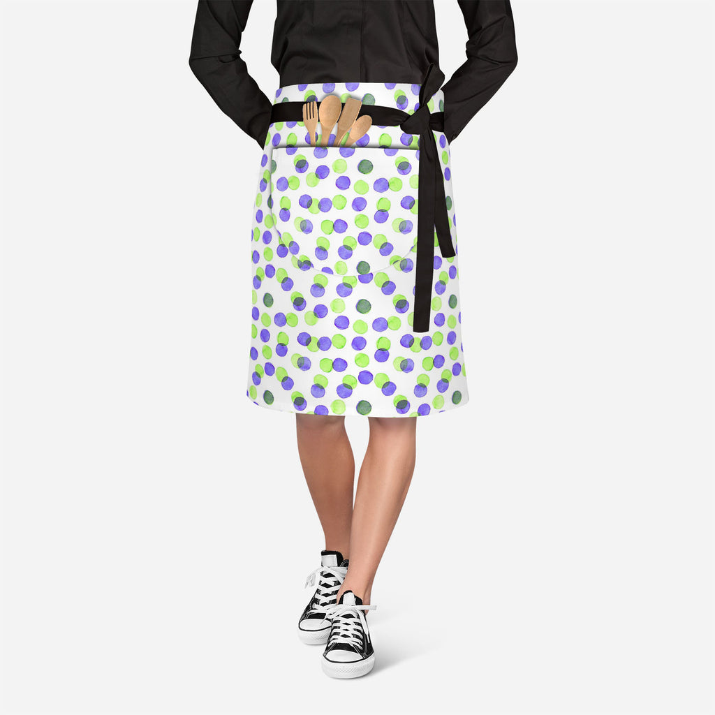 Watercolor Dots Apron | Adjustable, Free Size & Waist Tiebacks-Apron Waist to Feet--IC 5007645 IC 5007645, Abstract Expressionism, Abstracts, Art and Paintings, Black and White, Circle, Digital, Digital Art, Dots, Drawing, Geometric, Geometric Abstraction, Graphic, Hand Drawn, Illustrations, Modern Art, Patterns, Semi Abstract, Signs, Signs and Symbols, Splatter, Watercolour, White, watercolor, apron, adjustable, free, size, waist, tiebacks, abstract, art, artistic, backdrop, background, blot, blue, bright,