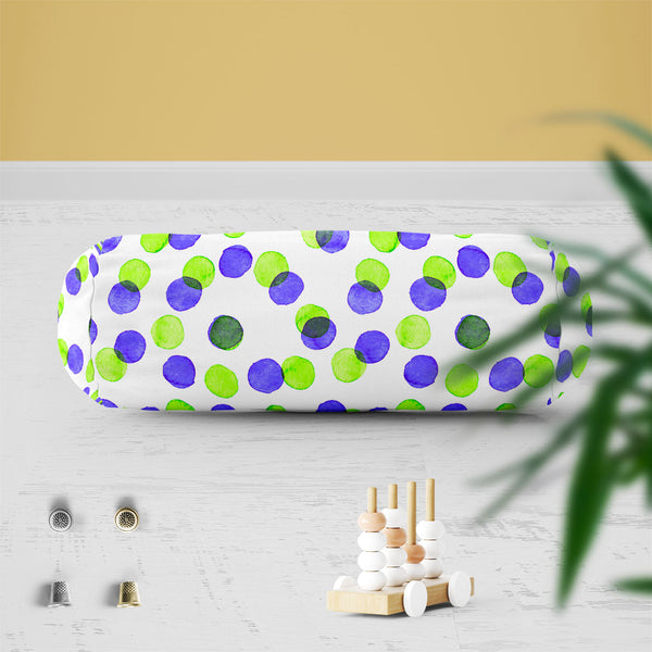 Watercolor Dots D4 Bolster Cover Booster Cases | Concealed Zipper Opening-Bolster Covers-BOL_CV_ZP-IC 5007645 IC 5007645, Abstract Expressionism, Abstracts, Art and Paintings, Black and White, Circle, Digital, Digital Art, Dots, Drawing, Geometric, Geometric Abstraction, Graphic, Hand Drawn, Illustrations, Modern Art, Patterns, Semi Abstract, Signs, Signs and Symbols, Splatter, Watercolour, White, watercolor, d4, bolster, cover, booster, cases, zipper, opening, poly, cotton, fabric, abstract, art, artistic,