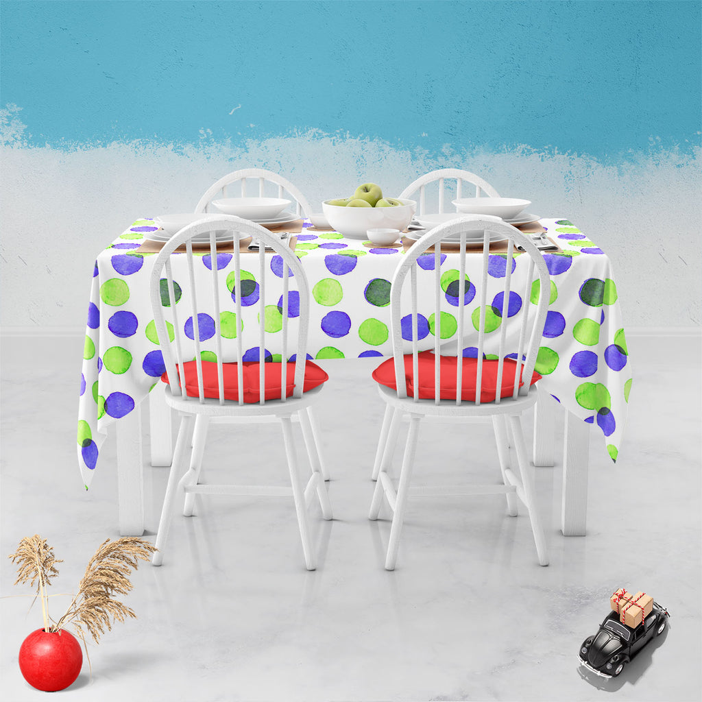 Watercolor Dots D4 Table Cloth Cover-Table Covers-CVR_TB_NR-IC 5007645 IC 5007645, Abstract Expressionism, Abstracts, Art and Paintings, Black and White, Circle, Digital, Digital Art, Dots, Drawing, Geometric, Geometric Abstraction, Graphic, Hand Drawn, Illustrations, Modern Art, Patterns, Semi Abstract, Signs, Signs and Symbols, Splatter, Watercolour, White, watercolor, d4, table, cloth, cover, abstract, art, artistic, backdrop, background, blot, blue, bright, brush, bubble, color, colorful, decoration, de