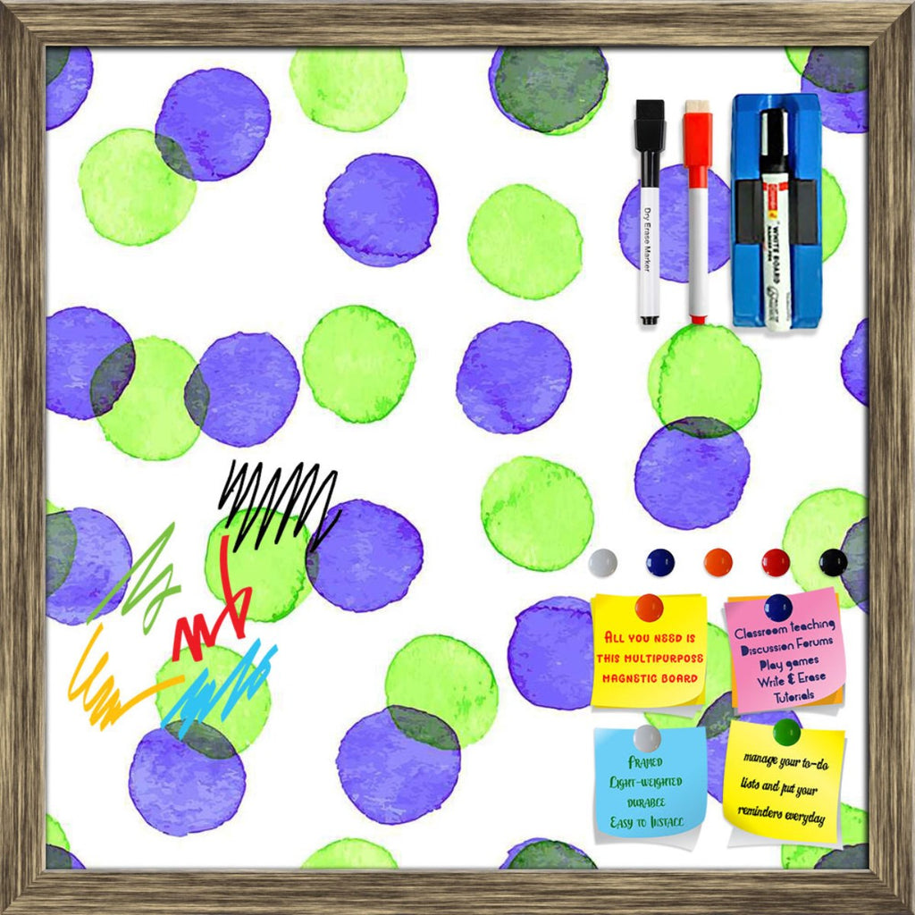 Watercolor Dots Framed Magnetic Dry Erase Board | Combo with Magnet Buttons & Markers-Magnetic Boards Framed-MGB_FR-IC 5007645 IC 5007645, Abstract Expressionism, Abstracts, Art and Paintings, Black and White, Circle, Digital, Digital Art, Dots, Drawing, Geometric, Geometric Abstraction, Graphic, Hand Drawn, Illustrations, Modern Art, Patterns, Semi Abstract, Signs, Signs and Symbols, Splatter, Watercolour, White, watercolor, framed, magnetic, dry, erase, board, printed, whiteboard, with, 4, magnets, 2, mar