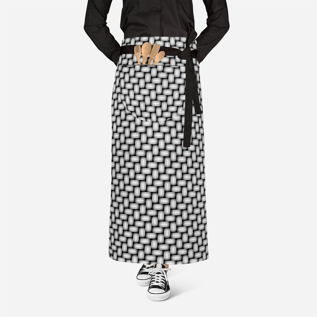 Monochrome Geometric Apron | Adjustable, Free Size & Waist Tiebacks-Aprons Waist to Knee--IC 5007647 IC 5007647, Abstract Expressionism, Abstracts, Art and Paintings, Black, Black and White, Circle, Digital, Digital Art, Geometric, Geometric Abstraction, Graphic, Illustrations, Modern Art, Patterns, Semi Abstract, Signs, Signs and Symbols, Stripes, White, monochrome, apron, adjustable, free, size, waist, tiebacks, abstract, abstraction, art, background, circular, convex, design, diagonal, ellipse, endless, 