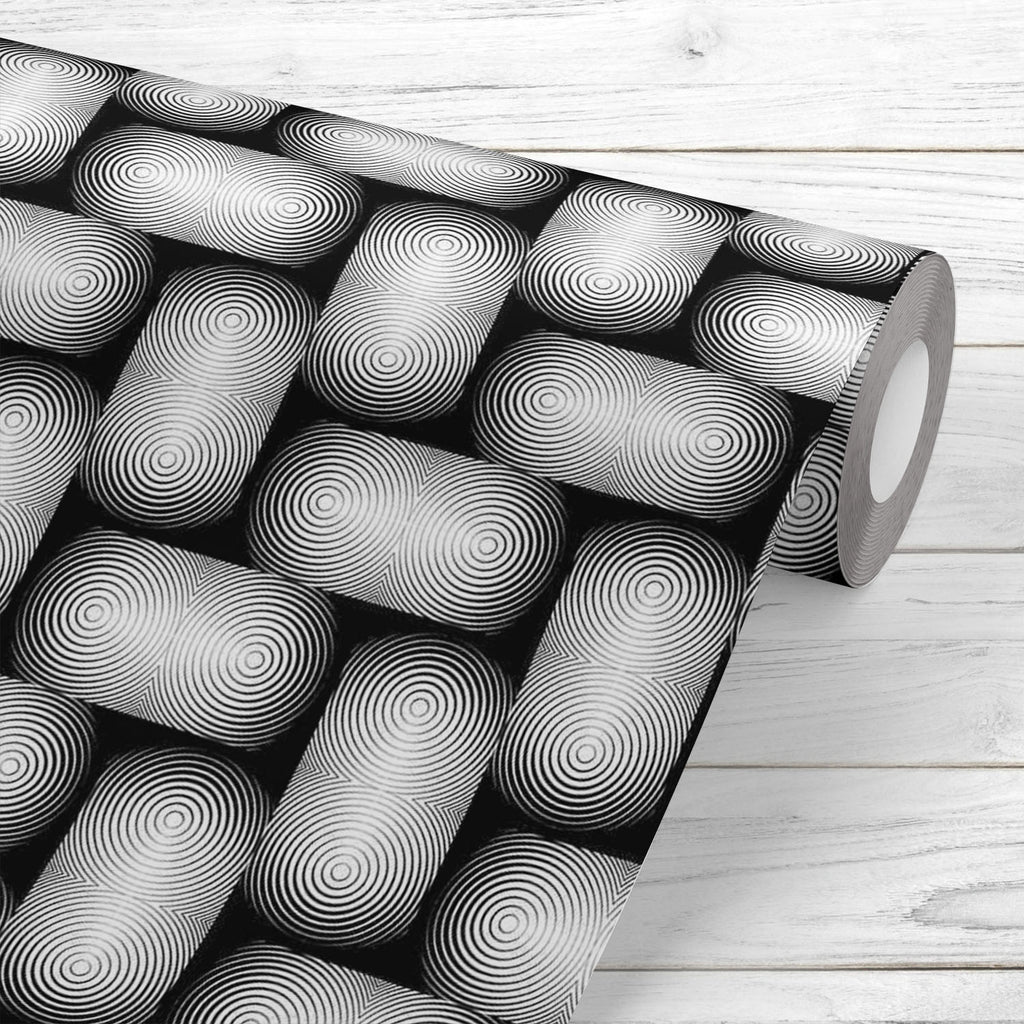 Monochrome Geometric D2 Wallpaper Roll-Wallpapers Peel & Stick-WAL_PA-IC 5007647 IC 5007647, Abstract Expressionism, Abstracts, Art and Paintings, Black, Black and White, Circle, Digital, Digital Art, Geometric, Geometric Abstraction, Graphic, Illustrations, Modern Art, Patterns, Semi Abstract, Signs, Signs and Symbols, Stripes, White, monochrome, d2, wallpaper, roll, abstract, abstraction, art, background, circular, convex, design, diagonal, ellipse, endless, futuristic, geometrical, illusion, lines, moder