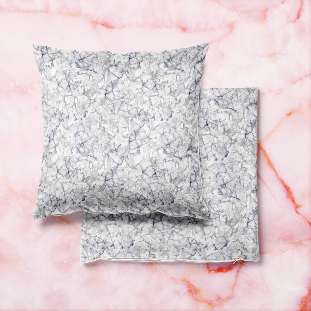 Bright Monochrome Cushion Cover Throw Pillow-Cushion Covers-CUS_CV-IC 5007648 IC 5007648, Abstract Expressionism, Abstracts, Ancient, Art and Paintings, Black and White, Drawing, Historical, Illustrations, Medieval, Patterns, Semi Abstract, Signs, Signs and Symbols, Splatter, Vintage, Watercolour, White, bright, monochrome, cushion, cover, throw, pillow, abstract, art, artistic, background, backgrounds, border, breaks, color, colorful, colour, composition, crackle, cracks, creative, crumpled, decoration, de