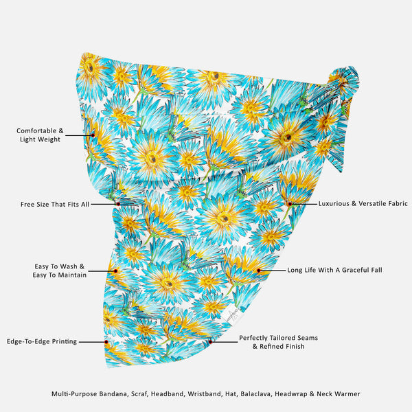 Budding Flowers Printed Bandana | Headband Headwear Wristband Balaclava | Unisex | Soft Poly Fabric-Bandanas--IC 5007649 IC 5007649, Ancient, Black and White, Botanical, Decorative, Fashion, Floral, Flowers, Historical, Illustrations, Medieval, Nature, Patterns, Retro, Scenic, Signs, Signs and Symbols, Vintage, Watercolour, White, budding, printed, bandana, headband, headwear, wristband, balaclava, unisex, soft, poly, fabric, pattern, watercolor, elegant, seamless, backdrop, background, beautiful, bloom, bl